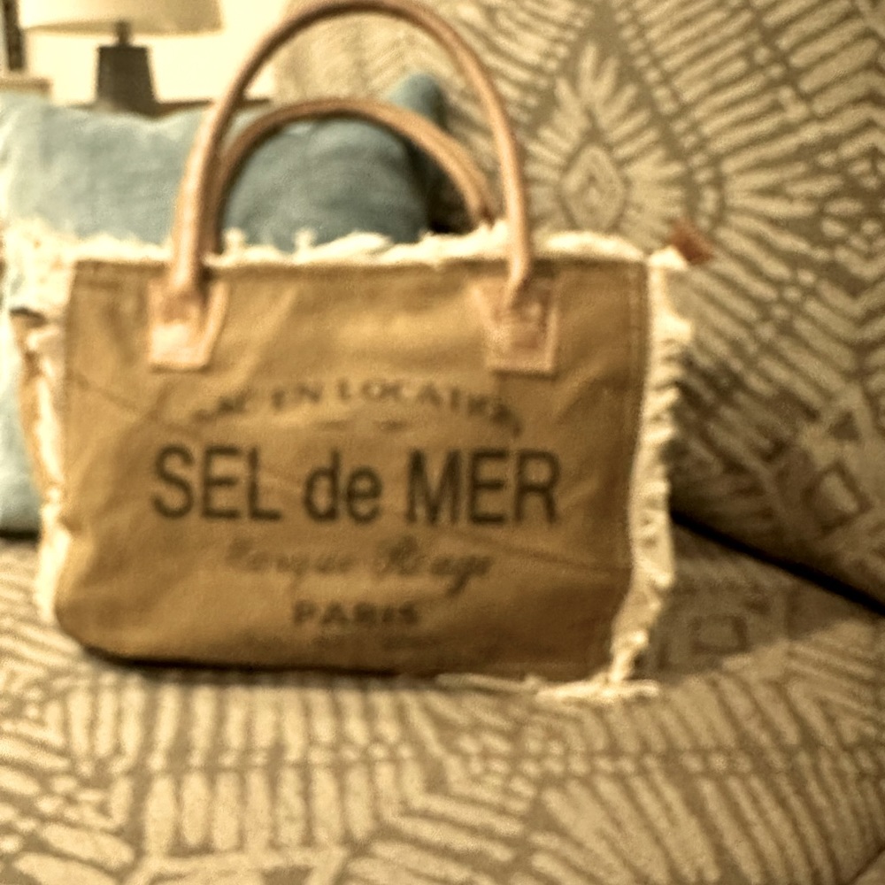 Frayed Canvas Tote